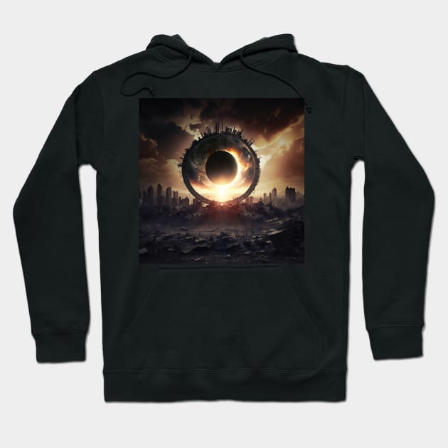 end of the world Hoodie by Trontee
